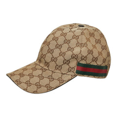 グッチ GGキャンバス シェリーライン ベースボールキャップ サイズM 58 200035 ベージュ マルチカラー キャンバス レディース GUCCI 中古