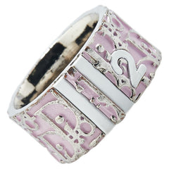 ディオール トロッター ナンバー2 リング 指輪 #6 ピンク シルバー メタル レディース Dior 【中古】