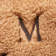 マックスマーラ マリン テディベア ショッピングバッグ ハンドバッグ ショルダーバッグ 2WAY ブラウン ファー レザー レディース MAX MARA 【中古】