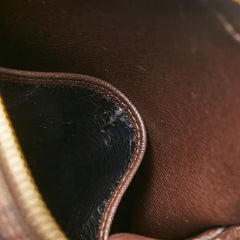 ルイ ヴィトン ダミエ アマゾン スペシャルオーダー 斜め掛け ショルダーバッグ N48074 ブラウン PVC レザー レディース LOUIS VUITTON 【中古】