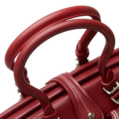 ディオール ハンドバッグ ドクターズバッグ レッド レザー レディース Dior 【中古】