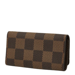 ルイ ヴィトン ダミエ ミュルティクレ4 キーケース N62631 ブラウン PVC レザー レディース LOUIS VUITTON 中古