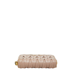 ミュウミュウ マテラッセ コインケース 小銭入れ 5MM268 ピンク系 OPALE レザー レディース MIUMIU 中古