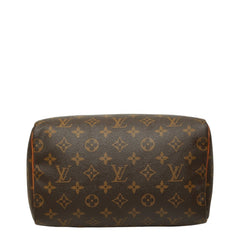 ルイ ヴィトン モノグラム スピーディ25 ミニボストンバッグ ハンドバッグ M41528 ブラウン PVC レザー レディース LOUIS VUITTON 中古