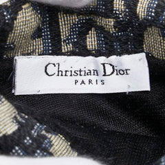 ディオール オブリーク トロッター グローブ ブラック マルチカラー レザー キャンバス レディース Dior 【中古】
