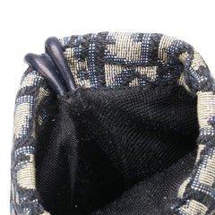 ディオール オブリーク トロッター グローブ ブラック マルチカラー レザー キャンバス レディース Dior 【中古】