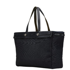 エルメス エールバッグ カバスGM ハンドバッグ トートバッグ ネイビー トワルオフィシエ レザー レディース HERMES 【中古】