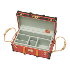 ルイ ヴィトン ジュエリーケース ミニトランク 小物入れ レッド系 PVC メタル レディース LOUIS VUITTON 中古