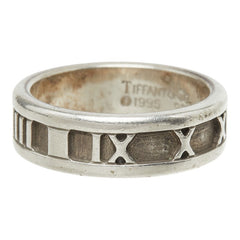ティファニー 1995 アトラス リング 指輪 SV925 シルバー レディース TIFFANY&Co. 中古