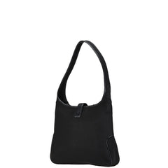 サルヴァトーレフェラガモ ワンショルダーバッグ AU-21 0735 ブラック ナイロン レザー レディース Salvatore Ferragamo 【中古】