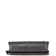 シャネル マトラッセ 2.55 ココマーク チェーン ショルダーバッグ グレー ラムスキン レディース CHANEL 【中古】