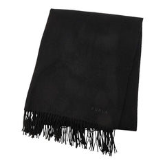 フルラ マフラー 大判 ブラック カシミヤ レディース Furla 中古