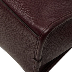 バリー ブルーム ホーボー ハンドバッグ バックパック リュック 2WAY ボルドー系 レザー レディース BALLY 中古
