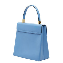 サルヴァトーレフェラガモ ガンチーニ ハンドバッグ ショルダーバッグ 2WAY AQ-21 0160 ライトブルー レザー レディース Salvatore Ferragamo 【中古】