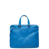 フェンディ ビジネスバッグ ブリーフケース 書類カバン 7VA339 ライトブルー レザー メンズ FENDI 【中古】