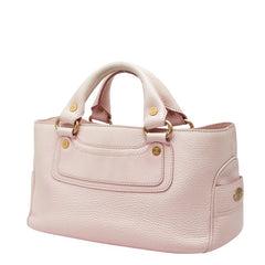 セリーヌ ブギーバッグ ハンドバッグ CE10/04 ピンク レザー レディース CELINE 【中古】