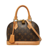 ルイ ヴィトン モノグラム アルマBB ハンドバッグ ショルダーバッグ 2WAY M53152 ブラウン PVC レザー レディース LOUIS VUITTON 【中古】