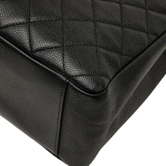 シャネル ココマーク マトラッセ GST チェーン トートバッグ ショルダーバッグ ブラック キャビアスキン レディース CHANEL 【中古】
