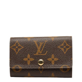 ルイ ヴィトン モノグラム ミュルティクレ6 キーケース 6連 M62630 ブラウン PVC レザー レディース LOUIS VUITTON 【中古】