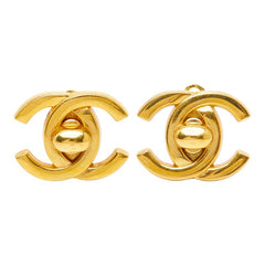 シャネル ココマーク ヴィンテージ イヤリング 96A刻印 ゴールド メッキ レディース CHANEL 【中古】
