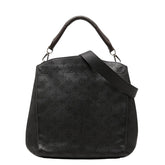 ルイ ヴィトン モノグラム マヒナ バビロンPM ハンドバッグ ワンショルダー 2WAY M50031 ブラック レザー レディース LOUIS VUITTON 【中古】