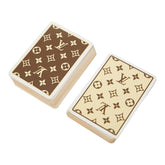 ルイ ヴィトン モノグラム トランプ 2組セット ブラウン ベージュ ユニセックス LOUIS VUITTON 【中古】