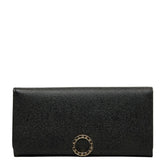 ブルガリ ブルガリブルガリ 長財布 ブラック レザー レディース BVLGARI 【中古】