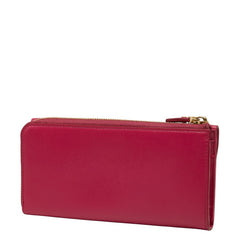 サルヴァトーレフェラガモ ヴァラリボン 長財布 ピンク レザー レディース Salvatore Ferragamo 【中古】