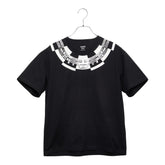 エルメス カルトゥッシュ Le Tresor de Medor Tシャツ 半袖 サイズ40 2H4612DU ブラック コットン メンズ HERMES 【中古】