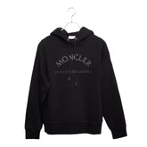 モンクレール FELPA CON CAPPUCCIO プルオーバー パーカー サイズXS ブラック コットン ナイロン メンズ MONCLER 【中古】
