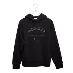 モンクレール FELPA CON CAPPUCCIO プルオーバー パーカー サイズXS ブラック コットン ナイロン メンズ MONCLER 【中古】