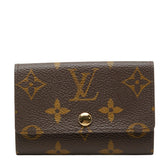 ルイ ヴィトン モノグラム ミュルティクレ6 キーケース 6連 M62630 ブラウン PVC レザー レディース LOUIS VUITTON 【中古】