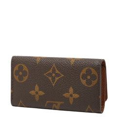 ルイ ヴィトン モノグラム ミュルティクレ4 キーケース 4連 M69517 ブラウン PVC レザー レディース LOUIS VUITTON 【中古】