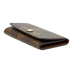 ルイ ヴィトン モノグラム ミュルティクレ4 キーケース 4連 M69517 ブラウン PVC レザー レディース LOUIS VUITTON 【中古】