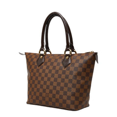 ルイ ヴィトン ダミエ サレヤPM トートバッグ N51183 ブラウン PVC レザー レディース LOUIS VUITTON 【中古】