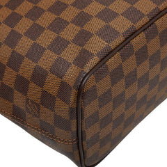 ルイ ヴィトン ダミエ サレヤPM トートバッグ N51183 ブラウン PVC レザー レディース LOUIS VUITTON 【中古】