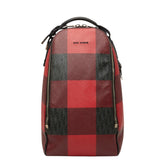 ディオール オム チェック ボディバッグ ショルダーバッグ レッド ブラック PVC レザー レディース DIOR HOMME 【中古】