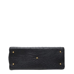 グッチ レディロック ハンドバッグ ショルダーバッグ 2WAY 000 01 0192 ブラック オーストリッチ レディース GUCCI 【中古】