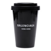 バレンシアガ Hong Kong 香港 コーヒーカップ タンブラー 666275 ブラック 陶器 レディース BALENCIAGA 【中古】