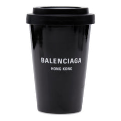 バレンシアガ Hong Kong 香港 コーヒーカップ タンブラー 666275 ブラック 陶器 レディース BALENCIAGA 【中古】