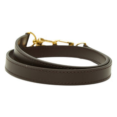 ルイ ヴィトン ショルダーストラップ ダークブラウン レザー レディース LOUIS VUITTON 【中古】