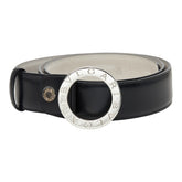 ブルガリ ブルガリブルガリ ベルト 110/44 ブラック レザー メンズ BVLGARI 【中古】