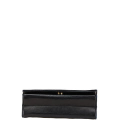 シャネル ココマーク マトラッセ チェーン ショルダーバッグ ブラック ラムスキン レディース CHANEL 【中古】