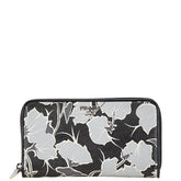 プラダ サフィアーノ ラウンドファスナー 長財布 1M0506 ブラック グレー レザー レディース PRADA 【中古】