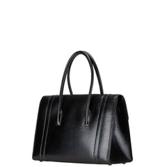 エルメス ドラッグ30 ハンドバッグ ブラック ボックスカーフ レディース HERMES 【中古】