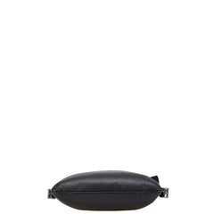 プラダ トライアングルロゴ 斜め掛け ショルダーバッグ 2VH124 ブラック レザー レディース PRADA 【中古】