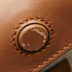 ジミーチュウ アヴェニュー ハンドバッグ ショルダーバッグ 2WAY ベージュ ブラウン キャンバス レザー レディース JIMMY CHOO 【中古】