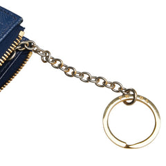 プラダ コインケース キーケース ブルー レザー レディース PRADA 【中古】