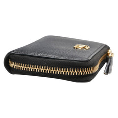 グッチ GGマーモント L字ファスナー コインケース 644406 ブラック レザー レディース GUCCI 【中古】