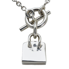 エルメス バーキン アミュレット トグル ネックレス SV925 シルバー レディース HERMES 【中古】